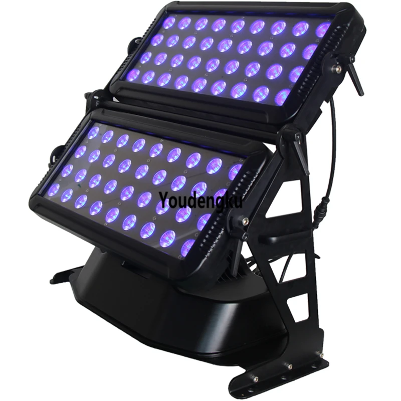 RGBWAUV pr City Color LED 72x18w 6 in 1 rgbwa uv wall washer dmx Outdoor LED City Color light