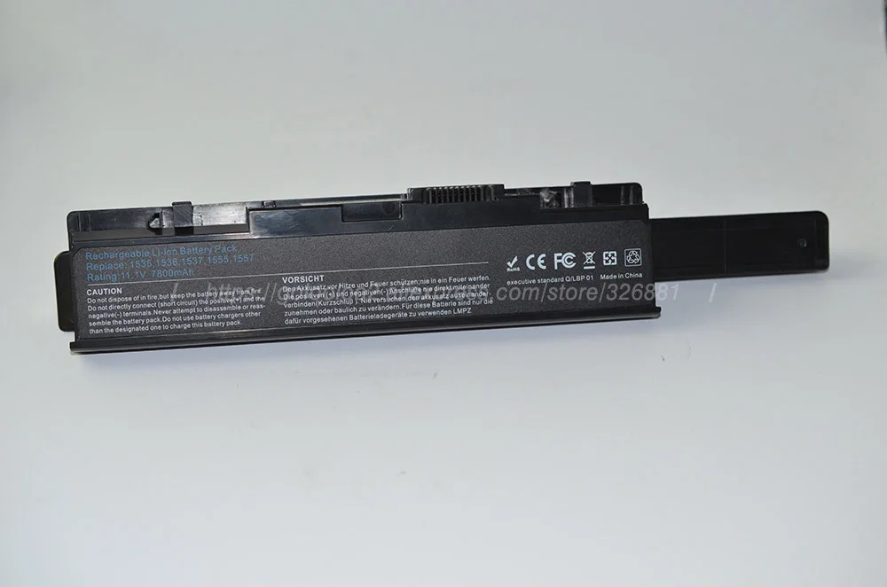 Golooloo 6600MaH Battery for Dell Studio 1558 1535 1536 1537 1555 1557 KM958 KM965 MT264 WU946 312-0701 312-0702