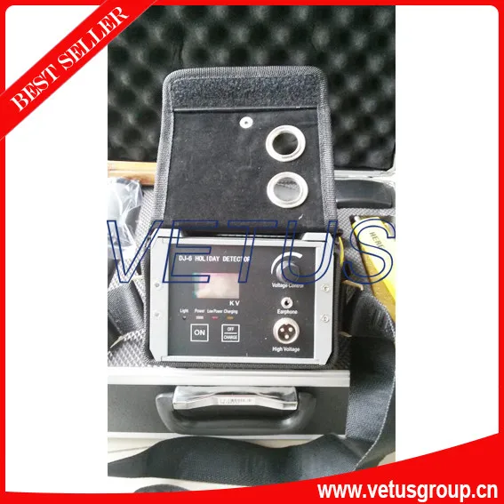 DJ-6B tia lửa Điện Phát Hiện Rò Rỉ Kỳ Nghỉ dò Kim Loại lớp phủ chống ăn mòn không bị rò rỉ detector Với 0.05mm to10mm phạm vi