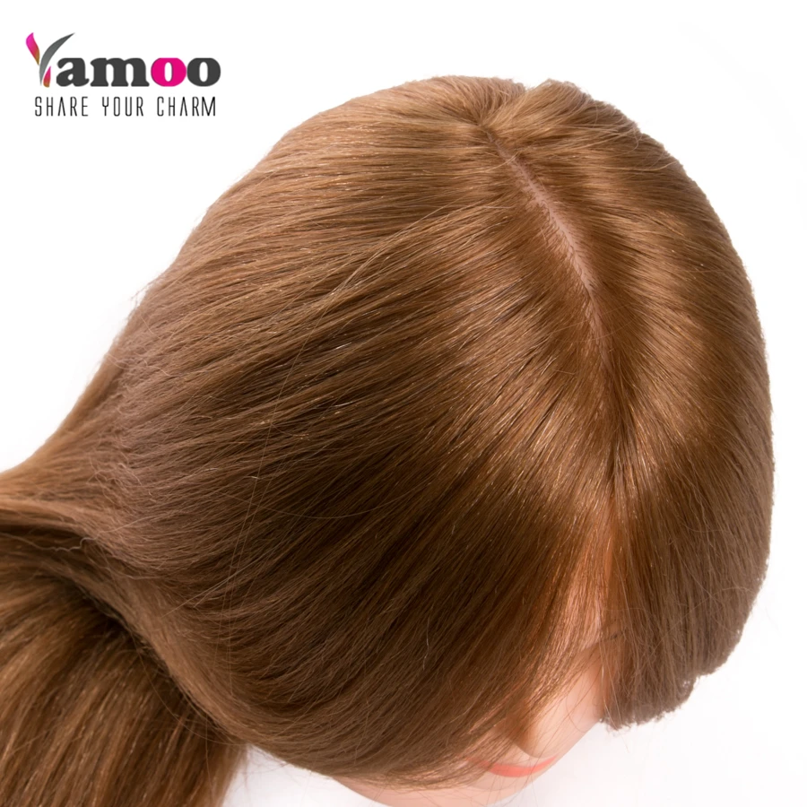 Ausbildung kopf puppen für friseure 80% real Menschliches Haar Mannequin Puppen Blonde farbe professionelle styling kopf kann gekräuselt werden