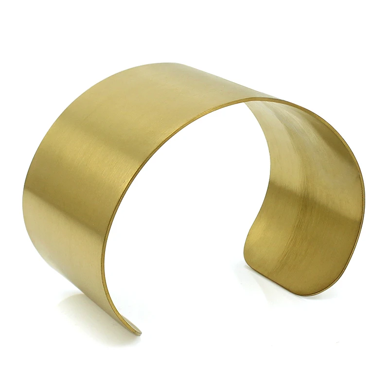 Fashion Wide Bracelets Geometric Cuff Bangles For Women Men Femme Statement Gold/Silver Color Jewelry