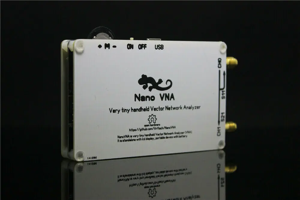 2.8 inch LCD NanoVNA VNA HF VHF UHF UV Vector Network Analyzer Antenna Analyzer + PC Software + Battery