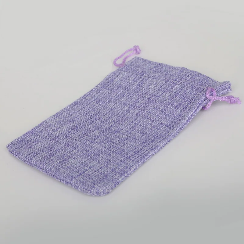 NiceBeads Fashion 4 Size Light Purple Cotton Linen Gift Pouch Bags Decorative Bags Pouch/Jewelry&Gift&Phone Package