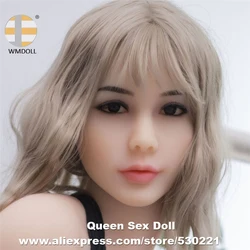 WMDOLL Top Quality#70 TPE Sex Dolls Head For Real Adult Doll Realistic Silicone Sexy Doll Fit Body 140 to175cm