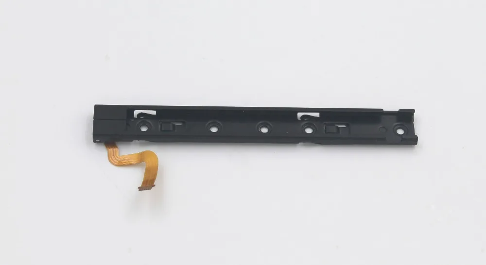 ชิ้นส่วนรีพอตเตอร์ของแท้รางสไลด์ด้านขวาและซ้ายพร้อมสายยืดหยุ่นสำหรับ Nintendo Switch คอนโซล NS