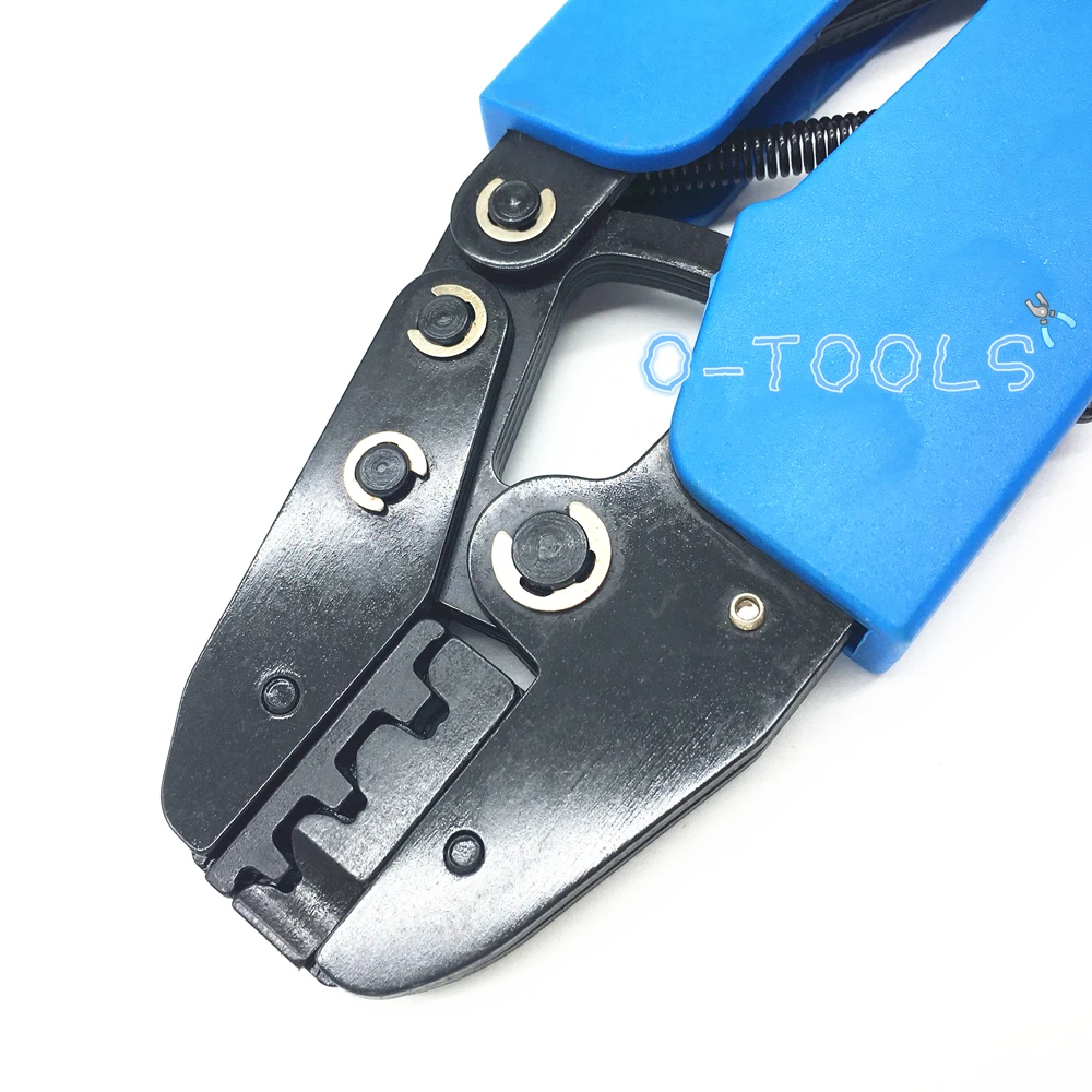 AN-03B Ratchet wheel crimping plier open barrel terminal crimping tool for 0.5-6mm² non-insulated barrel terminals 17-12AWG