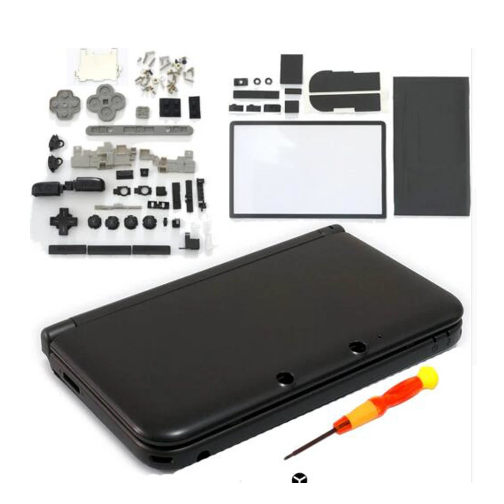 

Full Housing Shell Case Cover Faceplate Set Repair Part Complete Fix Replacement free screwdriver for Nintendo 3DS/3DS XL