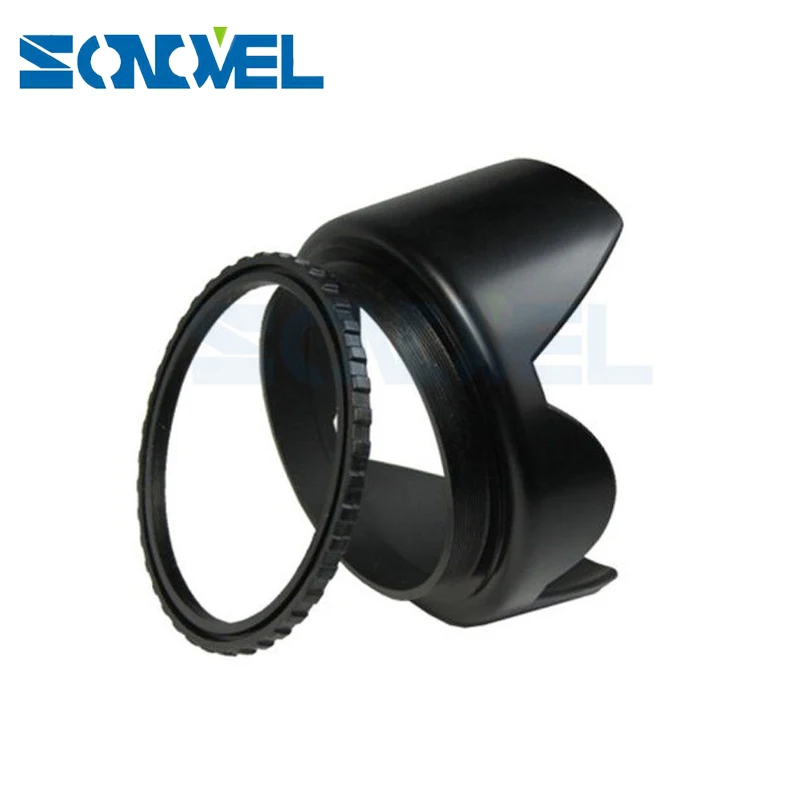 49Mm 52Mm 55Mm 58Mm 62Mm 67Mm 72Mm 77Mm Bắt Vít Cánh Hoa Tấm Che Nắng ống Kính Cho Máy Ảnh Nikon Sony Fuji Olympus DSLR Camera