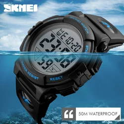 Children Watches LED Digital Multifunctional Waterproof Wristwatches Outdoor Sports Watches for Kids Boy Girls SKMEI 2018