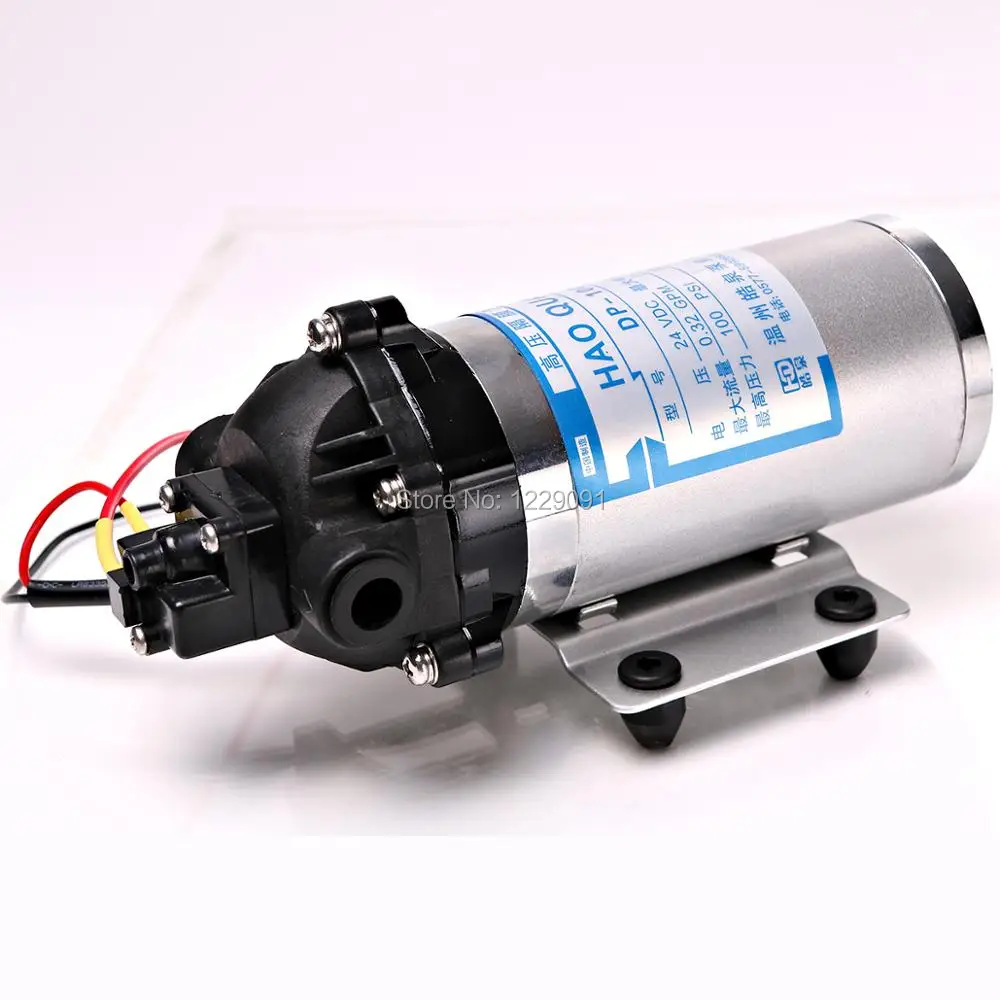 

DC 10W 1.2LPM 100psi Micro High Pressure Water Pump 24V pressure Switch Diaphragm Pumps Self Suction Pump 5m