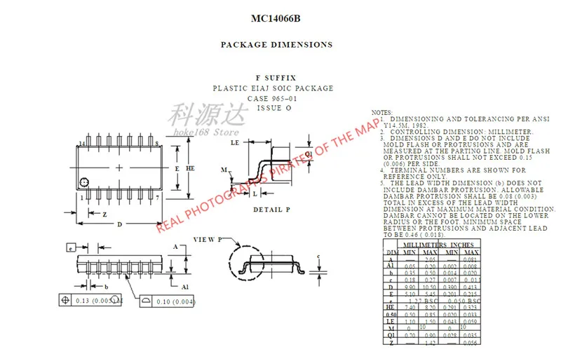10 قطعة/الوحدة MC14066BFELG SOEIAJ14 MC14066B 14066B في المخزون