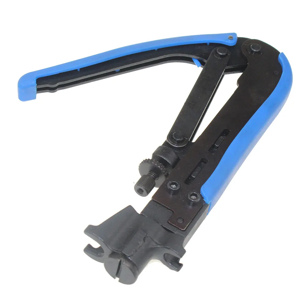 Imagem -03 - Nova Marca Rg6 Rg11 Rg59 Ferramenta de Compressão Crimper Cabo Coaxial para Conector f Novo