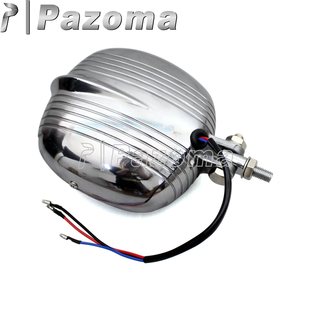 Polish Vintage Retro Old School Custom Headlight Sealed Beam Front Running Light Motorcycle Lighting for Harley Racer Chopper