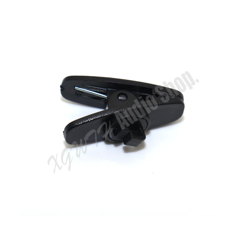 Replacement 10pcs Black White Clip Tie clips For Sennheiser ME4 Lavalier Microphone Lavel Mic and CX IE Earphone