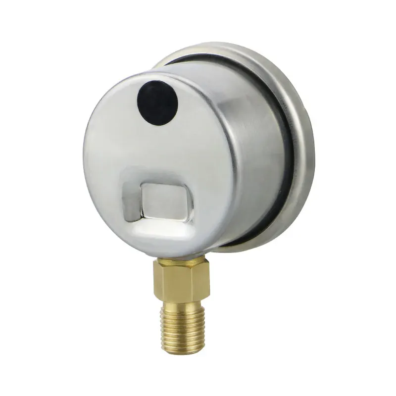 YN40 مواد من الستانلس ستيل زلزالية ضغط الزيت خيط ضغط المياه M10 * 1 NPT1/8 1/4