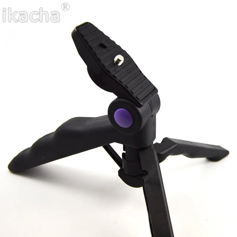 Trípode Universal para Mini cámara, adaptador de montaje con tornillo 1/4, soporte para teléfono móvil, estabilizador, soporte para mesa para cámara Canon y Nikon