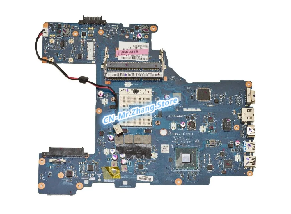 

Used FOR Toshiba Satellite P755 P770 L755 Laptop Motherboard K000128610 LA-7212P DDR3