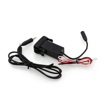 Adaptér Bluetooth do auta s rádiem Aux adaptér pro použití s: TOYOTA Hilux VIGO, Coaster, Corolla ex, Yaris, Reiz, 22×40 mm 8 nejlepší prodej Bluetooth adaptér pro Toyota Corolla - №1