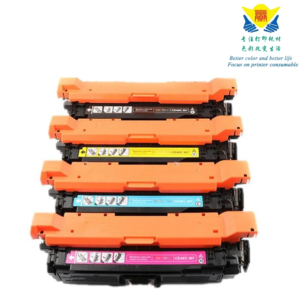 JIANYINGCHEN color Compatible Toner Cartridge CE250A CE251A CE252A CE253A For HPs Color Laserjet 3500 3550 3700(4pcs/lot)