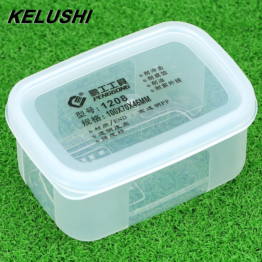 

KELUSHI 6pcs Optical fiber accessories storage box hardware tools spare parts storage Mini Optical fiber storage box