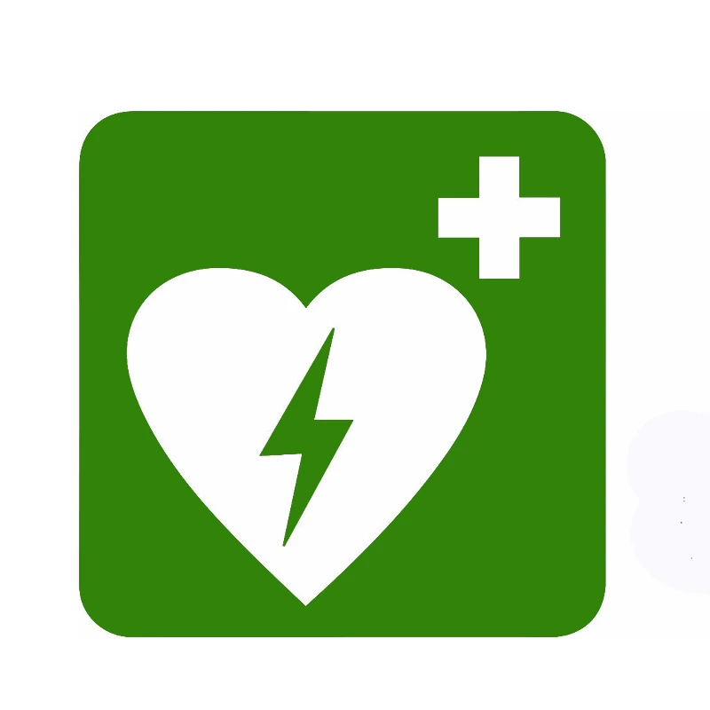 Medical Equipment Emergency Defibrillator Design Identification Window Bumper Motorcycle Accessories Decoration Vinyl Car Sticke