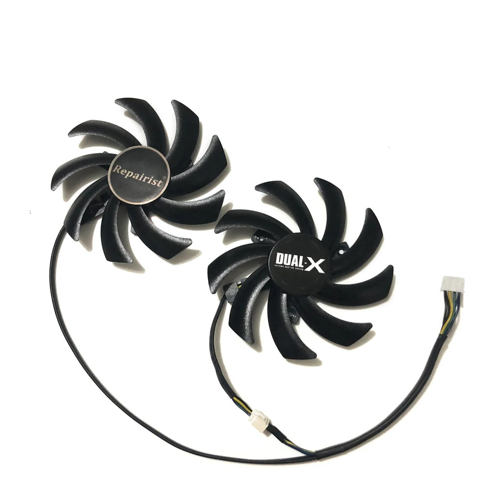 2Pcs/Set FDC10H12S9-C R9-390X 290X R9 390X GPU Cooler Graphics Card Fan For HIS R9 390X R9290X IceQ X2 8GB,Video Cards Cooling