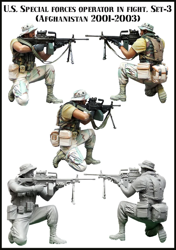 1:35 Resin kit  U.S. special forces members 3