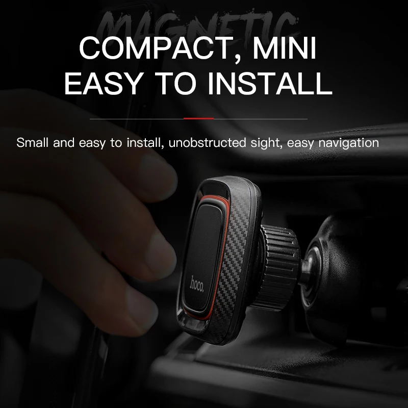 Hoco Magnetische Auto Mobiele Telefoon Houder Magneet Stand Air Vent Outlet Mount 360 Graden Gps Smartphone Ondersteuning Voor Iphone Samsung