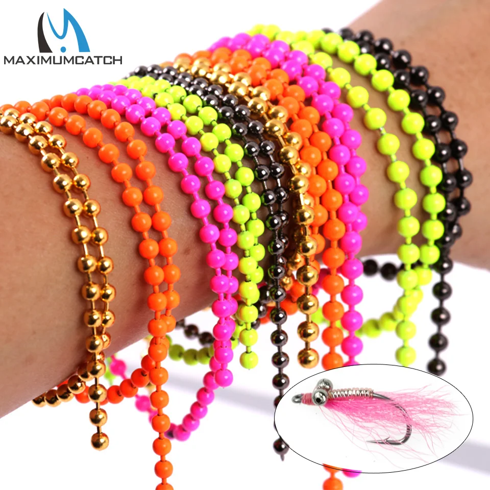 Maximumcatch 31 см/шт., цепочка для завязывания мушек, металлические глаза, 3,1 мм, 4,1 мм, материалы для ловли нахлыстом