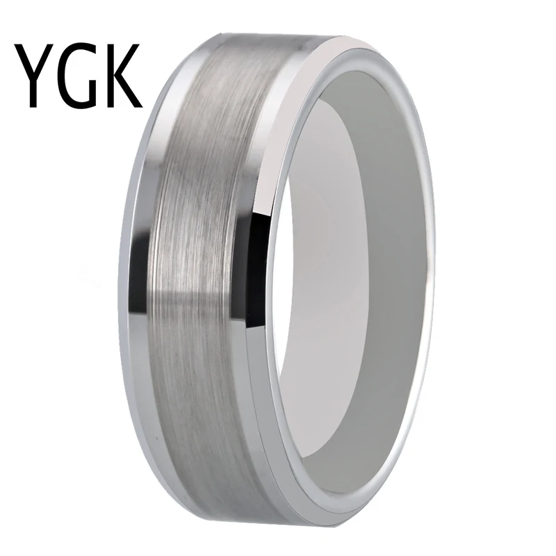 Bridal Rings For Women Classic Wedding Bands Engagement Rings Trendy Couple Tungsten Rings For Lovers Anniversary Party Rings