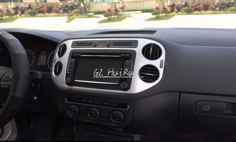 For Volkswagen vw Tiguan 2010-2015 air conditioning vent decorative frame outlet panel trim cover for tiguan accessories