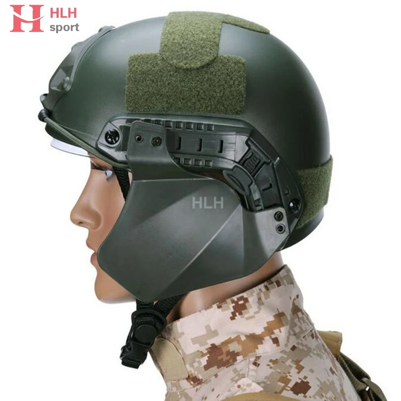 Airsoft Tactical Military Helmet Accessory for FAST Helmet Side Cover Helmet Rail Accessories 3Colors