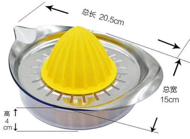 Free Shipping 1PC Stainless Steel Fruit Lemon Lime Kitchen Citrus Juicer Hand Press Squeezer Tool ss1122