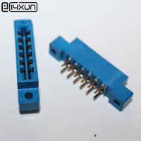 5pcs 805 Series 12 Pin Game Card Socket Edge Connector 3.96mm Pitch 2x6 Row Wire Cable Jack Welding Plate Type
