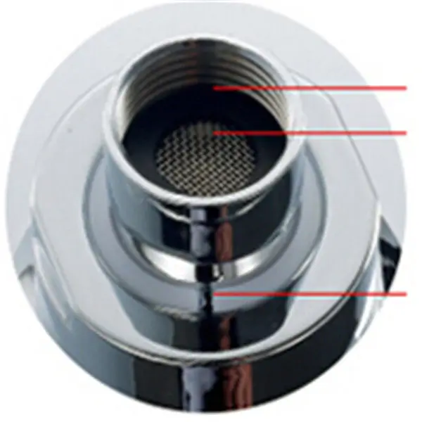 5-Function 4 Inch ABS Rain Shower Head Bathroom Rainfall chrome Showerhead