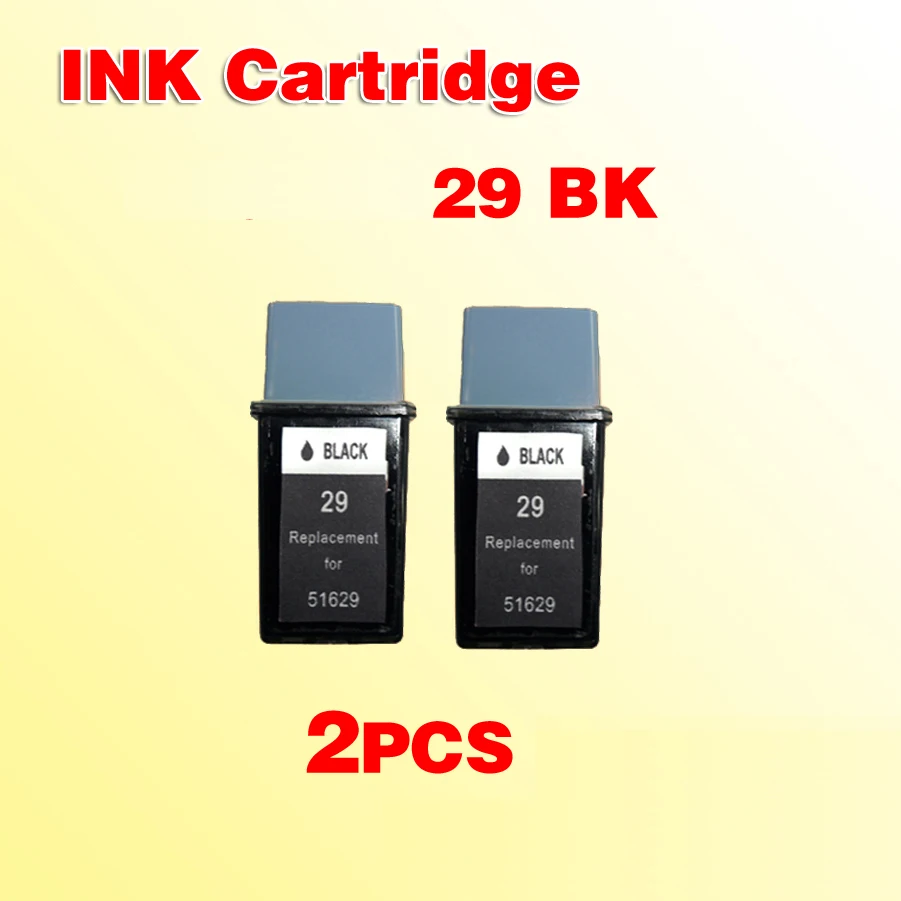 2pcs for29 51629A ink cartridge for 29 Officejet 500 520 570 580 590 600 610 625 630 635 700 710 720 725 printer