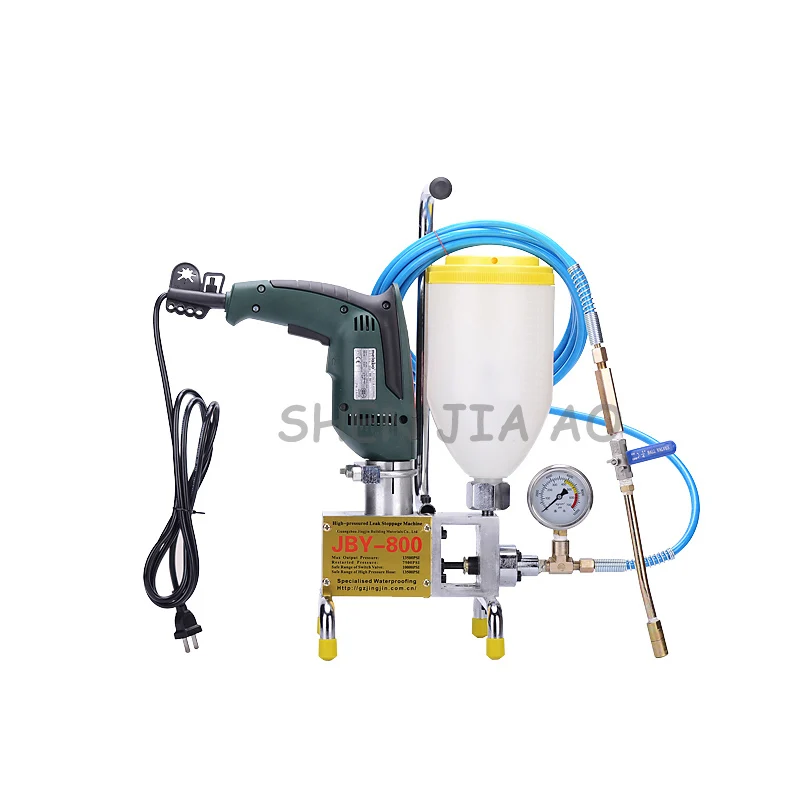 Polyurethane resin grouting grouting pump JBY-800 high pressure grouting plugging machine 220V 1PC