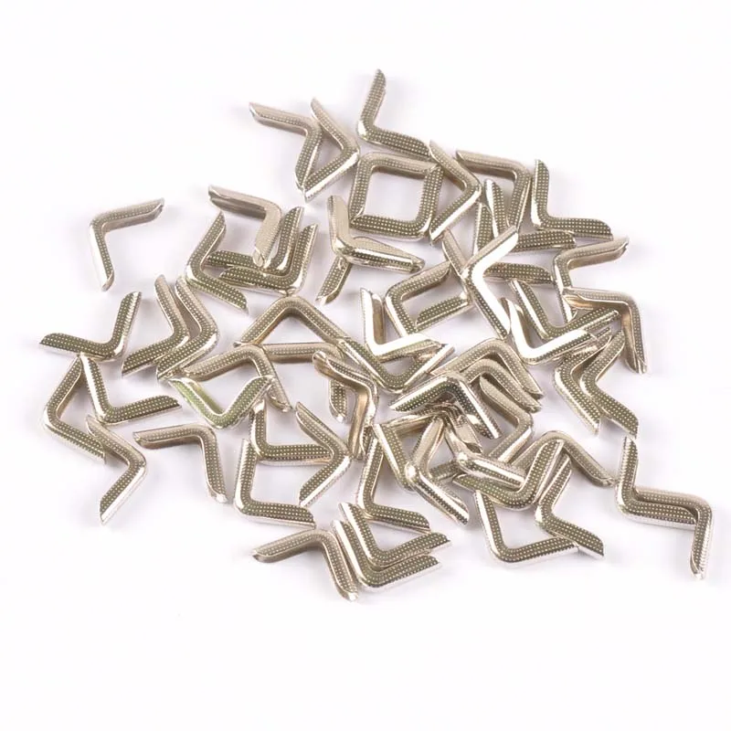 100Pcs Mini Silver Metal Book Corner Scrapbooking Albums Menus Folders Corner photo Protectors Decor Diy craft CP2254