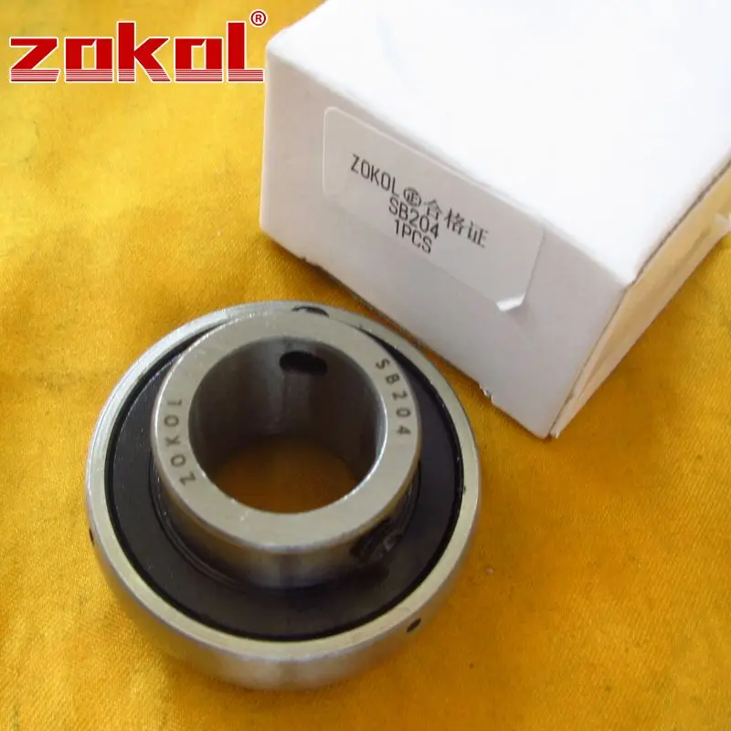 ZOKOL bearing SB204 90204 Pillow Block Ball Bearing 20*47*25mm