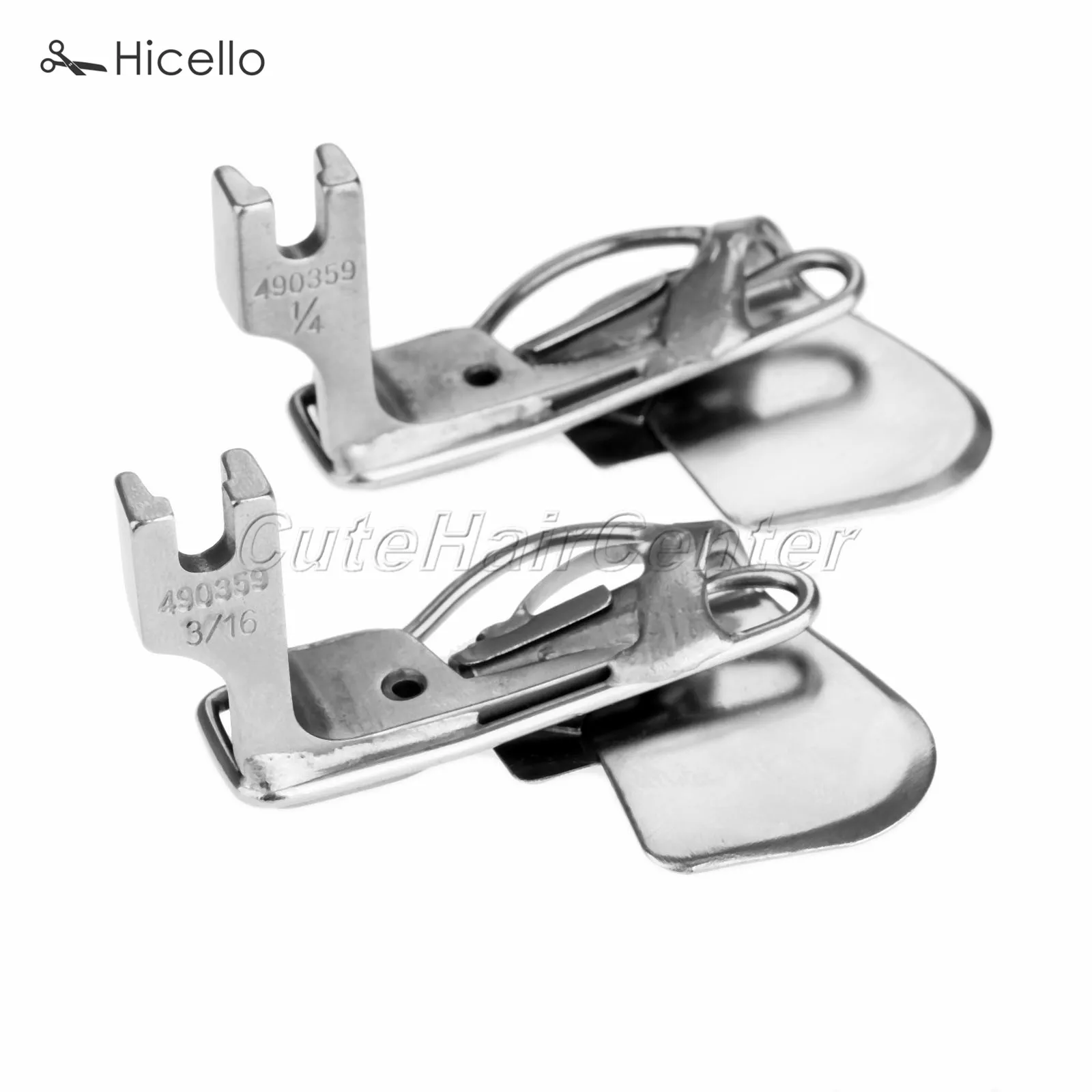 

Прижимная лапка для промышленной швейной машины Hicello, 2 шт./компл. 490359, 3/16, 1/4, стальные аксессуары с двойной пружиной