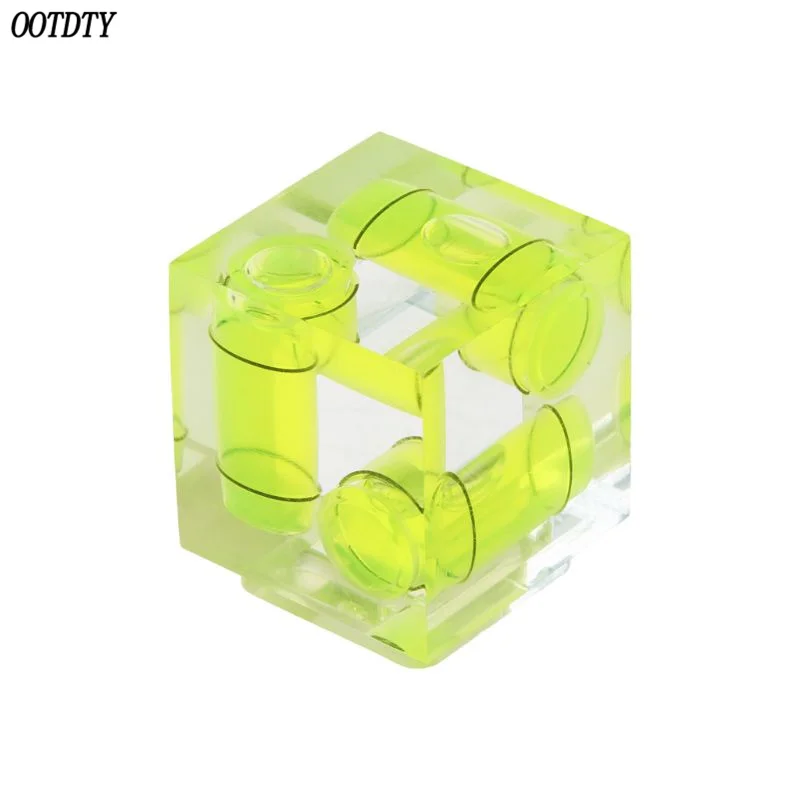 Two Three-Dimensional Bubble Spirit Level For Camera Level Adapter For Cameras Measure Tools