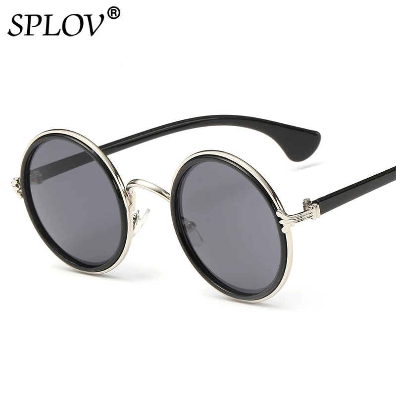 

SPLOV Classic New Arrived Round Sunglasses Men Women Vintage Colorful Sun Glasses Brand Designer Metal Eyewear Occhiali Da Sole