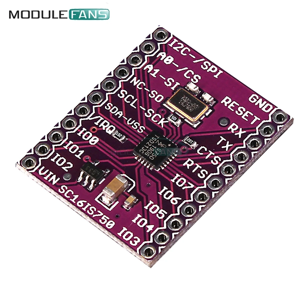 CJMCU 3.3V 750 CJMCU-750 Single UART With IIC I2C SPI Interface For Industrial Control Module Compatible 16C450 RS485 Board