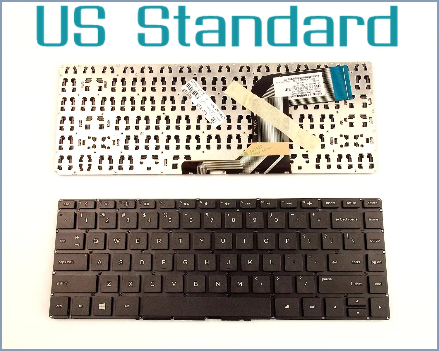 US English Version Keyboard for HP Pavilion 14-v 14-v000 14-v100 14-v200 14-v054ca 14-v048ca 14-v134ca 14-v124ca Laptop