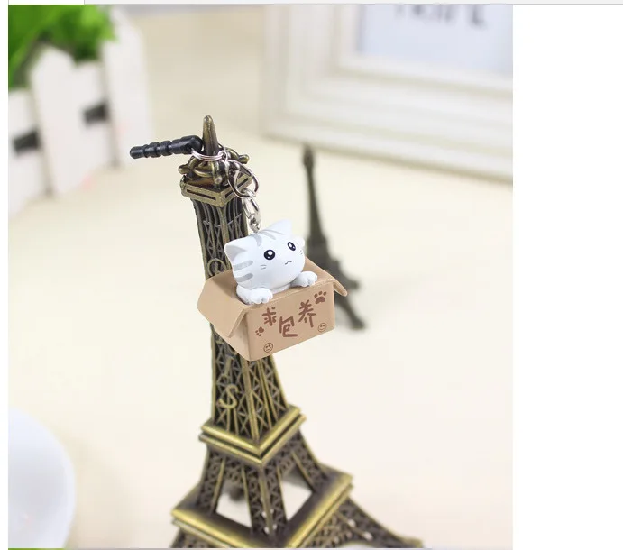 1-4pcs Seeking Nurturing Cat Style 3.5mm Cute Cartoon Cat Design Mobile Phone Ear Cap Dust Plug for Iphone Xiaomi