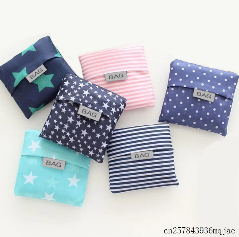 

150pcs Foldable Shopping Bag Tote Folding Pouch Handbags Large-capacity Gift Bags