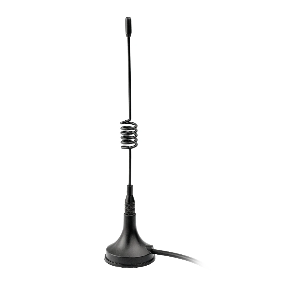 Eightwood 3dbi 433Mhz FM/AM Radio Walkie Talkies Antenna SMA Male with Magnetic Base 1.5m Cable for Wouxun BaoFeng TYT Kenwood