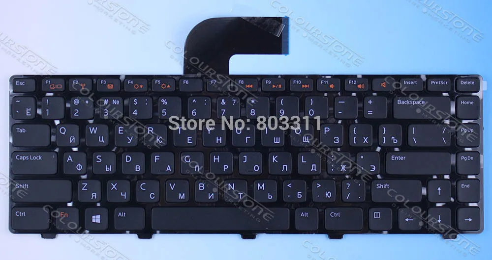 RU Black laptop keyboard for DELL 14R N4110 M4110 N4050 M4040 N5050 M5050 M5040 N5040 XPS15 X501L l502 X502L P17S P18 Keyboard