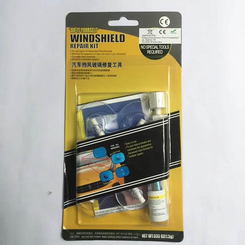 Professional DIY Car Windshield Repair Kit Tools Auto Glass Windscreen Repair Tool Give Door Handle Protective Decorative