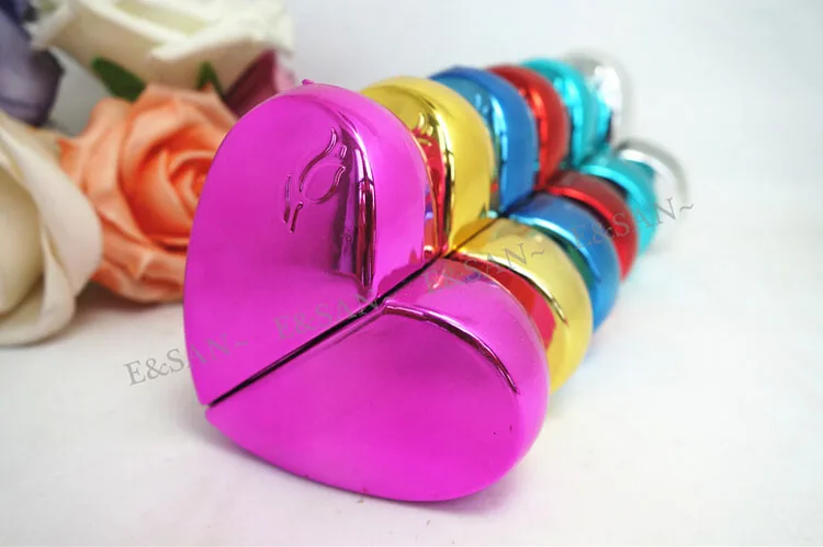 200PCS Novelty Heart Shape Refillable Perfume Bottle, 25ML Glass Travel Spray Bottle, empty Perfume Atomizer  bottles 25ML